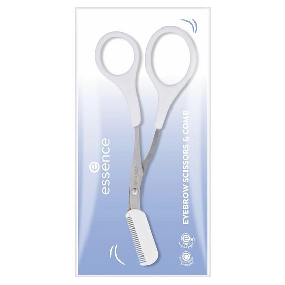 Essence Eyebrow scissors and comb 1 piece