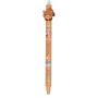 Colorino Rubberized pen Little Foxes brown, blue refill 0,5 mm