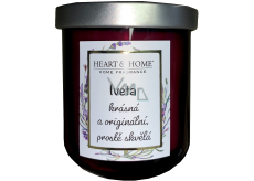 Heart & Home Sweet cherry soy scented candle with the name Iveta 110 g