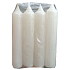 VeMDom White candle cylinder 22 x 120 mm 4 pieces