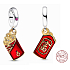 Charm Sterling Silver 925 Red Envelope - Wealth Pendant Bracelet Symbol