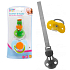First Steps Bpa Free Soother with orthodontic silicone teat and fastening strip green-orange 2 pieces