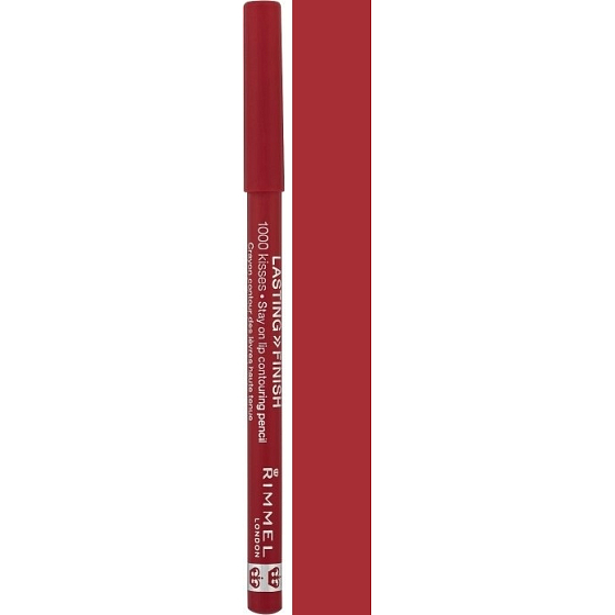 Rimmel London 1000 Kisses Stay On Lip Liner 021 Red Dynamite 1.2 g