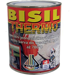 Bisil Thermo heat-resistant paint 700 °C, silver, 80 g