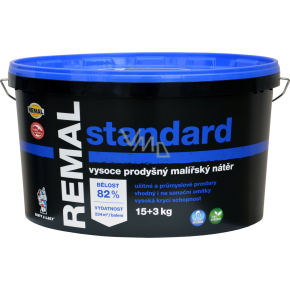 REMAL Standard highly breathable wall paint, 15+3 kg