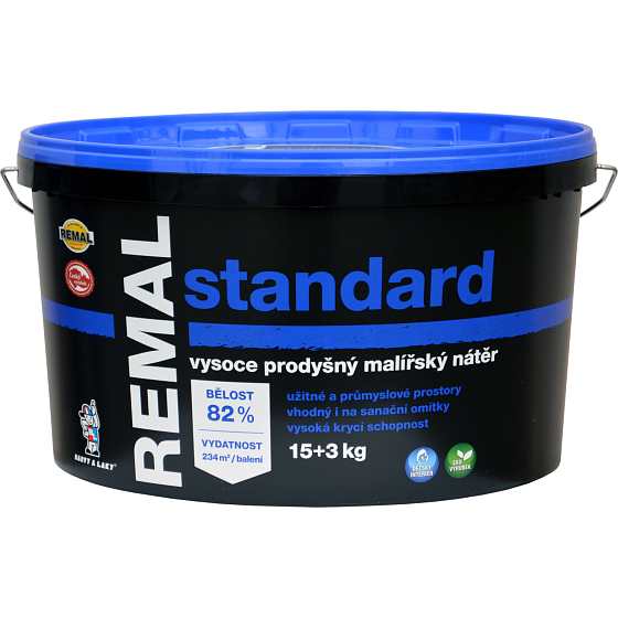 REMAL Standard highly breathable wall paint, 15+3 kg