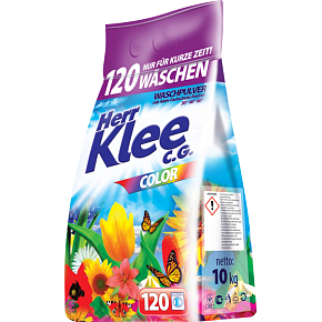 Herr Klee Color laundry powder, 120 washes, 10 kg
