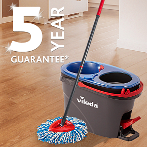 Vileda H2PRO Mop with Fringes Rotary Cleaning Set