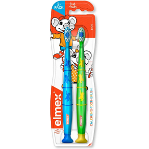 Elmex children's toothbrush 3-6 years 2-pack