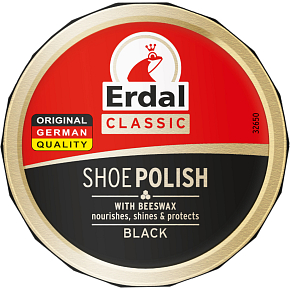 Erdal Shoe Polish Black Shoe Cream, 55 ml