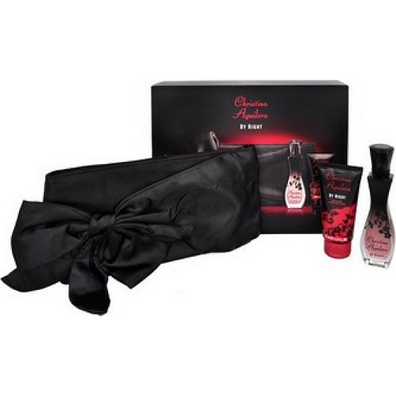 Christina Aguilera by Night perfumed water for women 30 ml + body lotion 50 ml + handbag, gift set