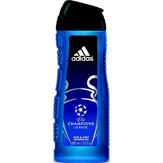 Adidas Champions League shower gel for body and hair for men 400 ml