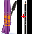 Miss Sports Pump Up Booster Mascara 001 Extra Black 12 ml + Eye Pencil 001 Magic 1.2 g