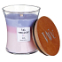 WoodWick Trilogy Botanical Garden - Botanical garden scented candle with wooden wick and lid glass medium 275g