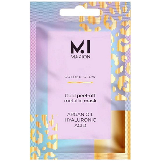 Marion Golden Skin Care Peel-Off Rejuvenating Gold Metallic Peel-Off Mask 6 g