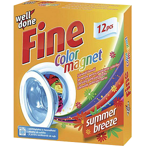 Well Done Fine Color Magnet Summer dryer and washing machine sheets 12 pcs