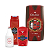 Old Spice Captain Wooden Barrel deodorant stick 50 ml + 2in1 shower gel for body and hair 250 ml + aftershave 100 ml + barrel, cosmetic set for men