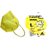 Famex Respirator oral protective 5-layer FFP2 face mask yellow 1 piece