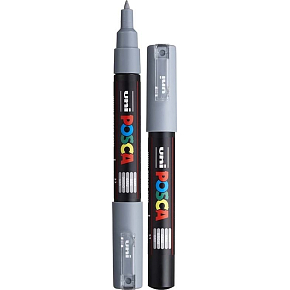 Posca Universal acrylic marker 0,7 - 1 mm Grey PC-1M