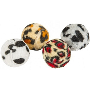 B&F Cat ball with animal motif 4 cm 4 pieces