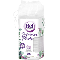 Bel Beauty Square Makeup Remover Pads 50 pcs