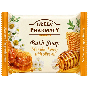 GREEN Solid Soap Manuka Honey and Olive Oil 100 g
