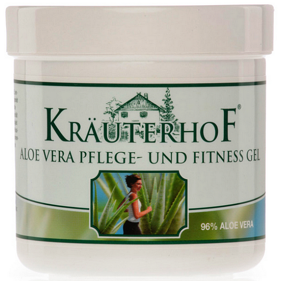 Krauterhof Fitness Aloe Vera cream gel for skin regeneration after sunlight 250 ml