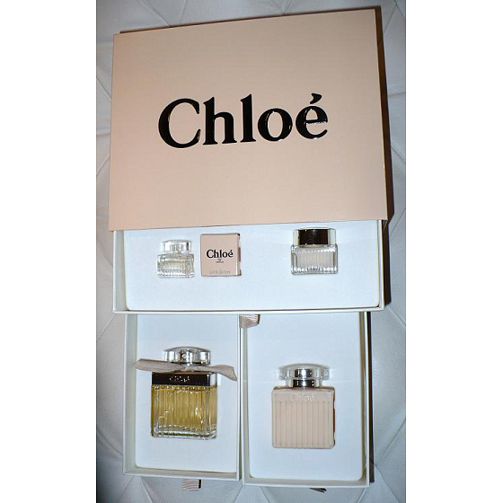 Chloé Chloé perfumed water for women 75 ml + body lotion 100 ml + perfumed water 5 ml, gift set