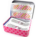 Hello Kitty Patches 20 pieces 4 types in a metal box