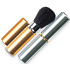 Diva & Nice Cosmetic brush with synthetic bristles, retractable with cap silver large 1 piece