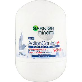 Garnier Mineral Action Control+ Clinically tested roll-on antiperspirant, 50 ml