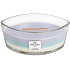 WoodWick Trilogy Calming Retreat - Soothing and Relaxing Scented Candle with Wooden Wide Wick and Glass Lid Boat 453 g