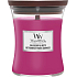 WoodWick Wild Berry & Beets scented candle with wooden wick and lid glass medium 275 g