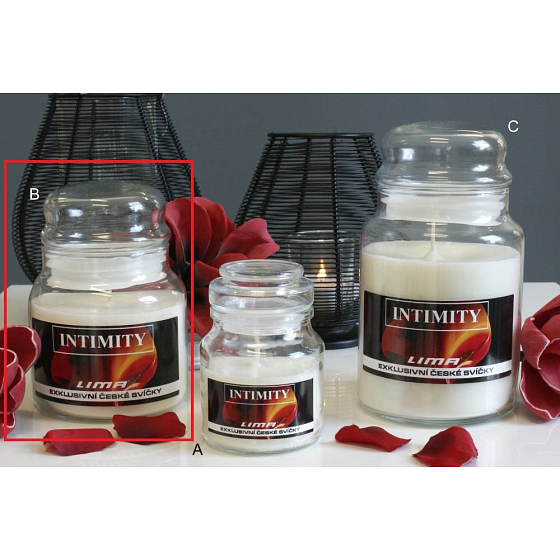 Lima Aroma Dreams Intimity aromatic candle glass with lid 450 g