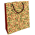 Nekupto Gift kraft bag 25 x 8 x 19 cm Christmas mistletoe