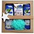 Karima Dead Sea bath foam with Dead Sea salt 480 ml + shower gel with Dead Sea salt 280 ml + toilet soap with Dead Sea salt 100 g + massage washcloth, cosmetic set