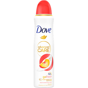 Dove Alu-free Peach and Lemon Aluminum-Free Deodorant, 150 ml