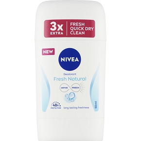 Nivea Fresh Natural Solid Deodorant, 50 ml