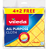 Vileda Universal Cloth 38 × 40 cm, 4+2 pcs