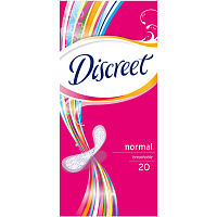 Discreet Normal Panty Liners, 20 pcs