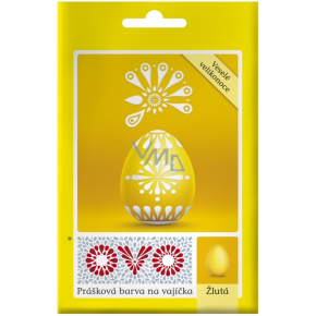 Ovo Yellow Powdered Color 1 packet (5 g) = 10 - 15 eggs Ovo Yellow Powdered Color 1 packet (5 g) = 10 - 15 eggs