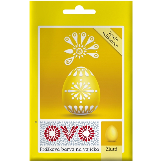 Ovo Yellow Powdered Color 1 packet (5 g) = 10 - 15 eggs