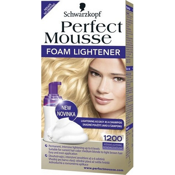 Perfect Mousse Foam Lightener intensive hair lightener 1200