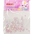Angel Ornaments flowers and stars pink 1 pack