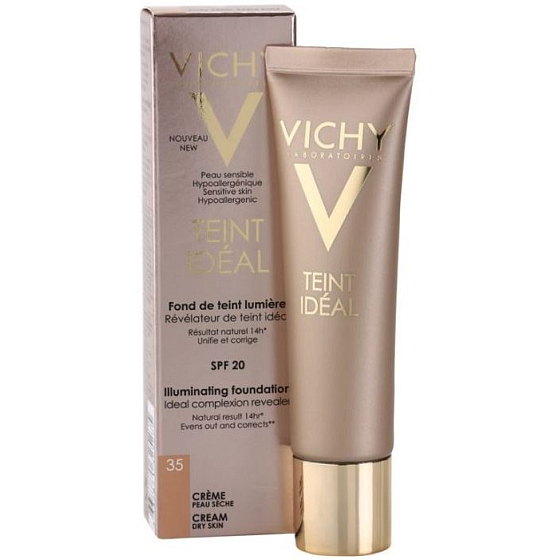 Vichy Teint Idéal Brightening Cream Make-up 35 Beige Dore 30 ml