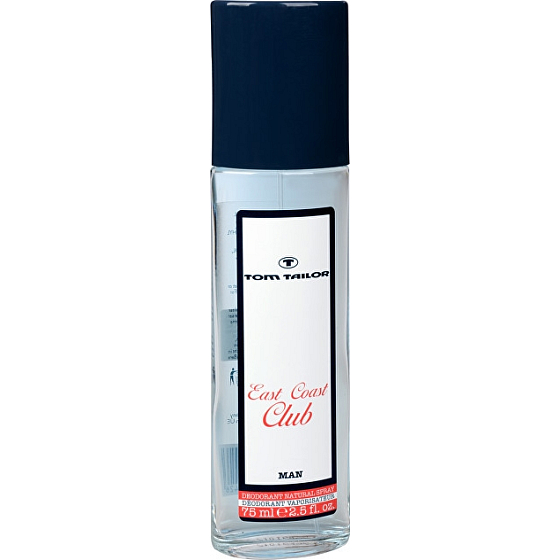 Tom Tailor East Coast Club for Man perfumed deodorant glass 75 ml