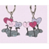 Me to You Metal keychain I Love You 2 pieces in a package