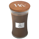 WoodWick Humidor - Cigar case scented candle with wooden wick and lid glass large 609.5 g