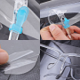 Shield face protective set rims + cover 1 piece (shield can be attached to any glasses)