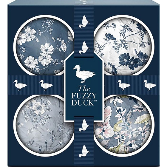 Baylis & Harding The Fuzzy Duck Cotswold Floral sparkling bath ball 4 x 120 g, cosmetic set for women